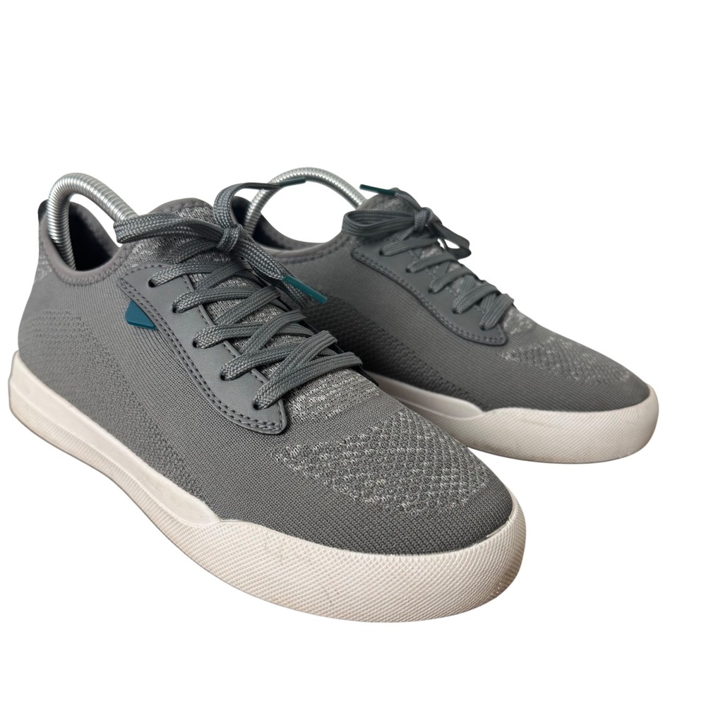 Vessi Weekend Waterproof Sneakers Grey Womens Size 8 Mens 7 Dyma-tex Knit Shoes